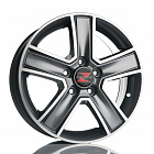 Barzetta Trasportare Titanium Pakettiautoihin 6.5x16 5x108 45