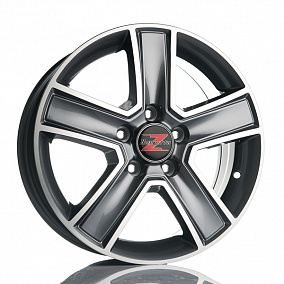 Barzetta Trasportare Titanium Pakettiautoihin 6.5x16 5x108 45