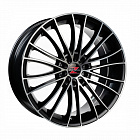 Barzetta Magnifico Black Polished 7.5x17 4x100 35