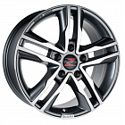 Barzetta Cavallo Titanium Polished Pakettiautoihin 7.5x17 5x120 40