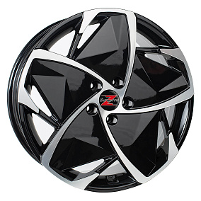 Barzetta Elettrico Black Polished Sähköauton 7.5x18 5x114.3 40