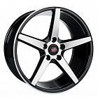 Barzetta Capitano Black Polished 8x18 5x108 40