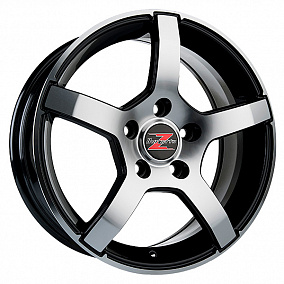 Barzetta Inverno Black Polished 6x15 5x100 38