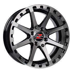 Barzetta ATV Black Polished 7x16 4x110 10
