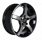 Barzetta Inverno Black Polished 7.5x18 5x114.3 40